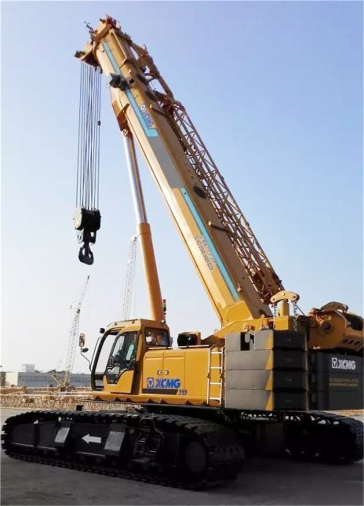 XCMG Official Hoist Equipment 55 ton telescopic crawler crane XGC55T crane crawler price